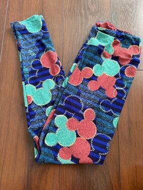 LuLaRoe Leggings OS Disney women Mickey Mouse bottoms